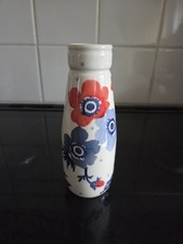 Emma Bridgewater Pottery Anemone Small Milk Bottle Vase
