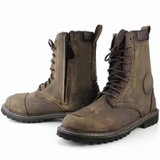Vpr leather motorcycle boots - leather,