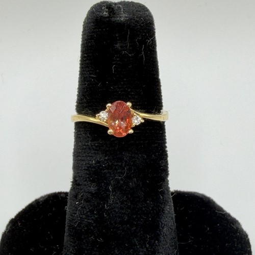 14k yellow gold - 14k, andesine