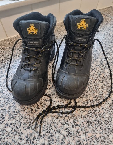 Amblers safety black - black, lace-up