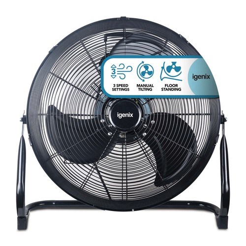 High velocity floor - velocity, fan