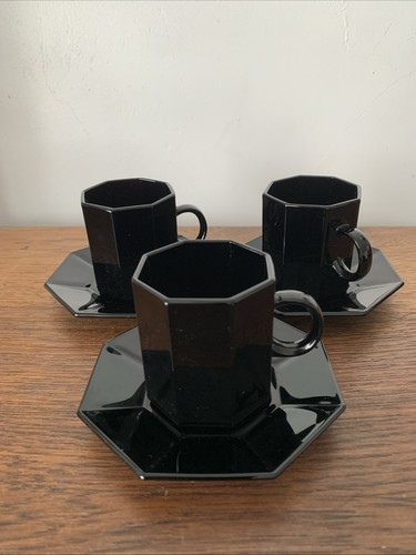 Vintage 1980s arcoroc black - 3,