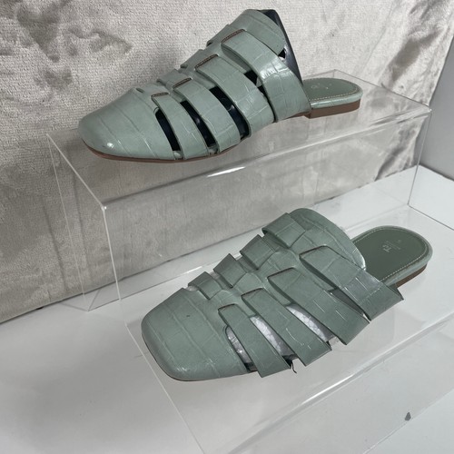 Woman sage green croc - tu,