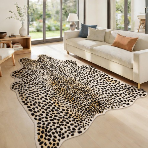 Leopard print rug cheetah - leopard,