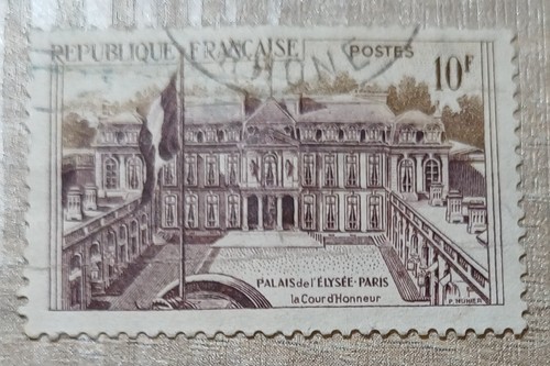 French stamp - french,