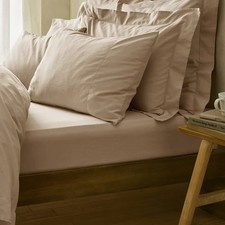Luxury linen blend deep fitted - linen,