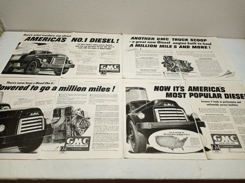 Vintage 1951 gmc truck ads - vintage,
