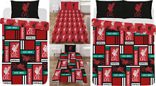 Liverpool  Single Double King Duvet Cover Reversible Bedding Set With Pillowcase
