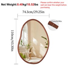 Asymmetrical Accent Mirror