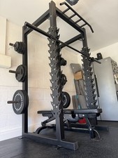 GRIP HALF RACK WEIGHTLIFTING OLYMPIC POWER CAGE MULTI COMMERCIAL GYM EQUIPMENT