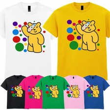 Pudsey Bear 2025 Mens Kids T-Shirt Spotty Day Children In Need Charity Xmas Tee