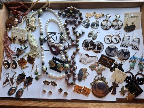Vintage cloisonne jewelry - vintage,