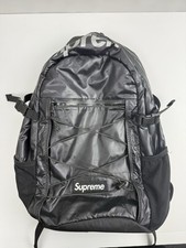 Supreme x Cordura Black Backpack – Used – Authentic Streetwear Bag