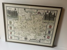 Framed Antique John Speed Map