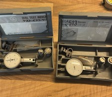 2 off Mitutoyo Dial test indicators 0.005" Graduations