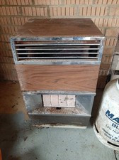 Calor gas heater with bottle