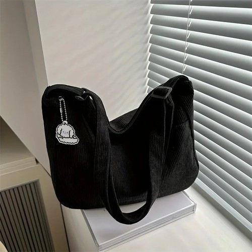 Corduroy shoulder bag - corduroy,