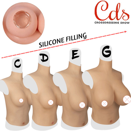 Realistic silicone breast - realistic,