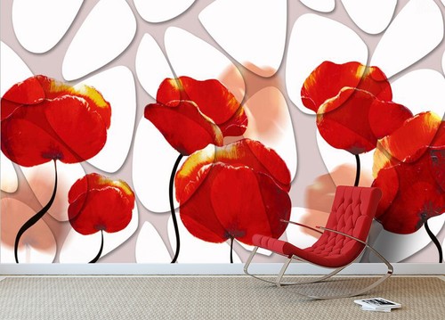 Red poppy n6486 - 3d,