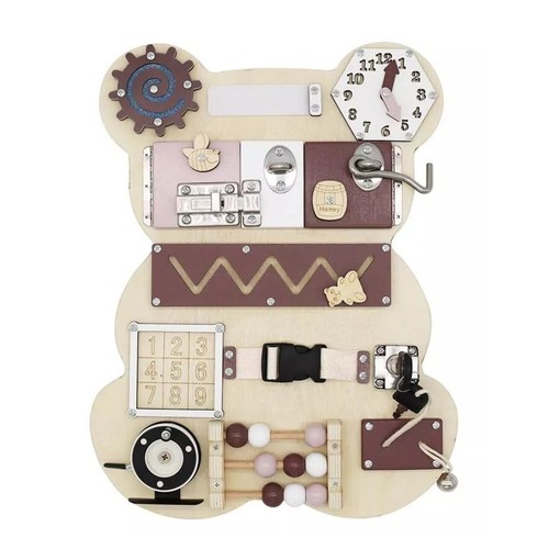 Bear busy board montessori - bear,