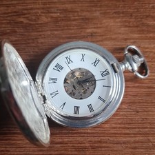 Metal full hunter Pocket Watch