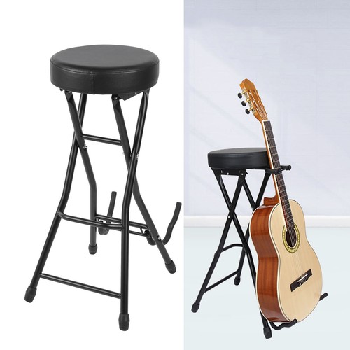 Foldable guitar stool 1in - guitar,