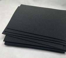 10X Black Sparkling Foam Sheets Jewellery Display Art Craft Toy Making Material