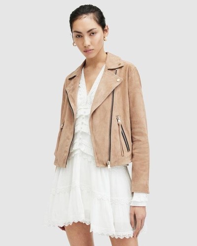 Women allsaints jacket beige - jacket,