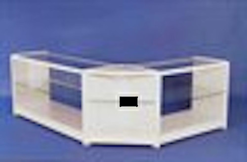 Shaped white glass - glass, display