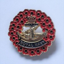 REMEMBRANCE ROYAL NAVY ANCHOR