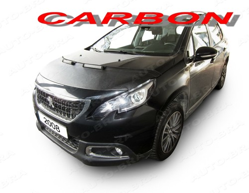 Carbon look bra for peugeot - bra,