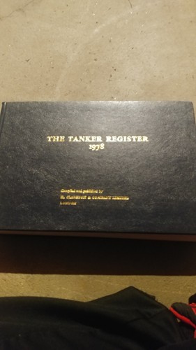 The tanker register 1978 - tanker,