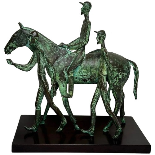 Bronze race horse - horse, &