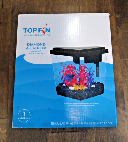 Top fin diamond aquarium - top,