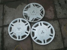 Mitsubishi wheel trims hub caps wheel covers, 13" genuine, 3x three