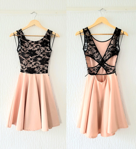 Evita dress cocktail - cocktail, backless