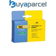 Tacwise 0348 140 Series 12mm Staples Galvanised 2000 Pack - T50 G Z4-140 140EL