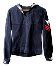 WW2 US Navy Crackerjack Sailor Naval Middy Wool Top