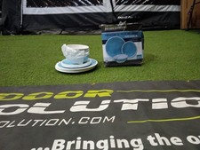 PREMIUM 12 PIECE MELAMINE PLATE & BOWL SET. USED