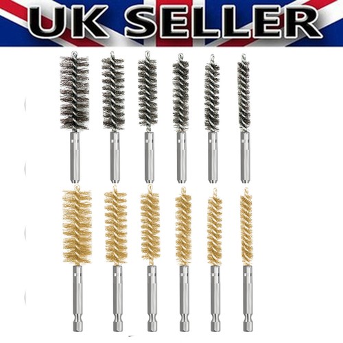 12x stainless steel wire brush - stainless,