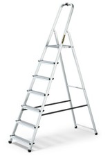 ALUMINUM 7-STEP HOUSEHOLD LADDER 125 KG