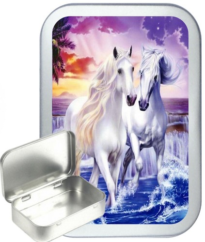 Horse paradise silver hinged - silver,