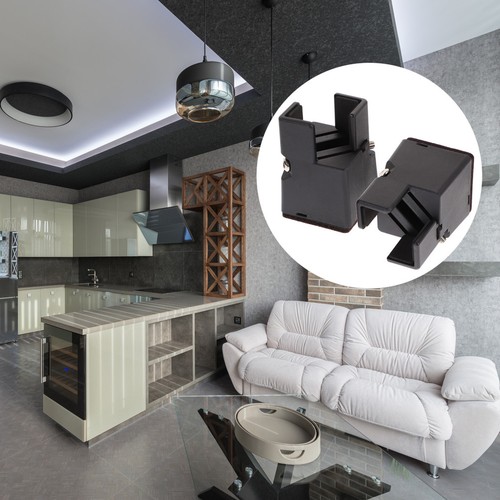Black abs adjustable furniture - black,