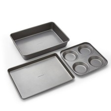 Morphy Richards Yorkshire Pudding Tray, Oven Tray and Roasting Tin Set 849000