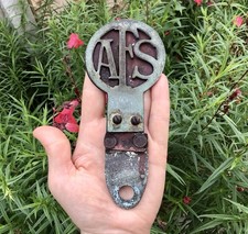 RARE WW2 AUXILIARY FIRE SERVICE AFS VEHICLE BADGE MASCOT