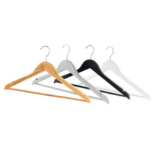 Wooden coat hangers strong - wooden,