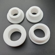 White Grommet Snap On Open