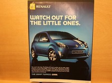 Original 2007 RENAULT TWINGO GT magazine advert frame-ready wall-art flat-pack