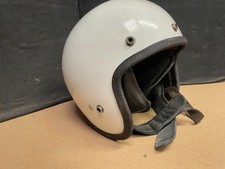1970s VINTAGE KANGOL CONSTELLATION OPEN FACE MOTORCYCLE HELMET WHITE