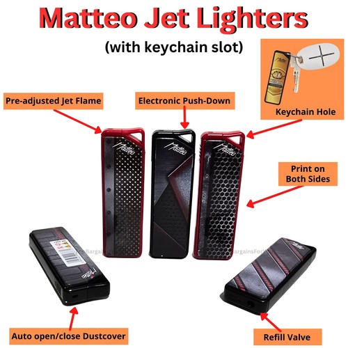 Matteo windproof jet flame - windproof,
